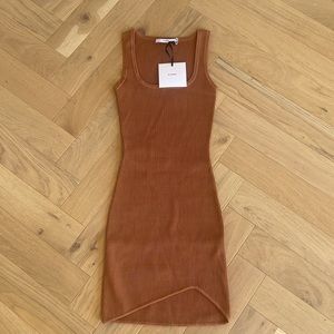 By Johnny. Grain Curve Knit Mini Dress. Xs